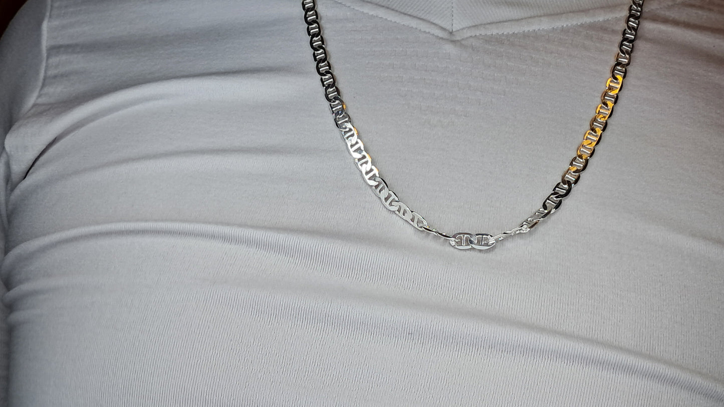 Cadena Plata 925 Titanio Urbano – 62 cm / 21.9 g