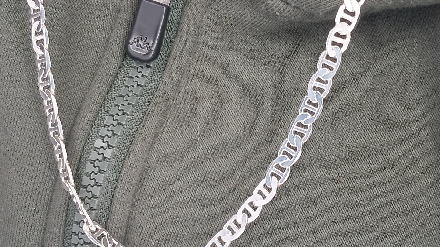 Cadena Plata 925 Titanio Urbano – 62 cm / 21.9 g