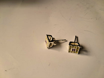 Aros Cuadrados con Detalle Central