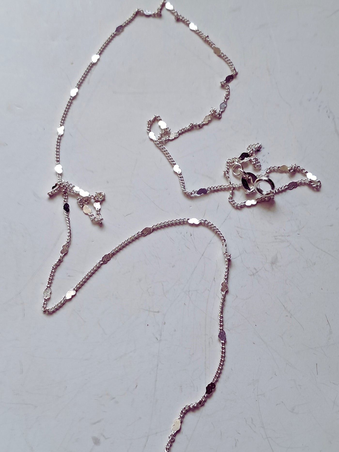 Collar Plata 925 — Diseño de Discos Pulidos