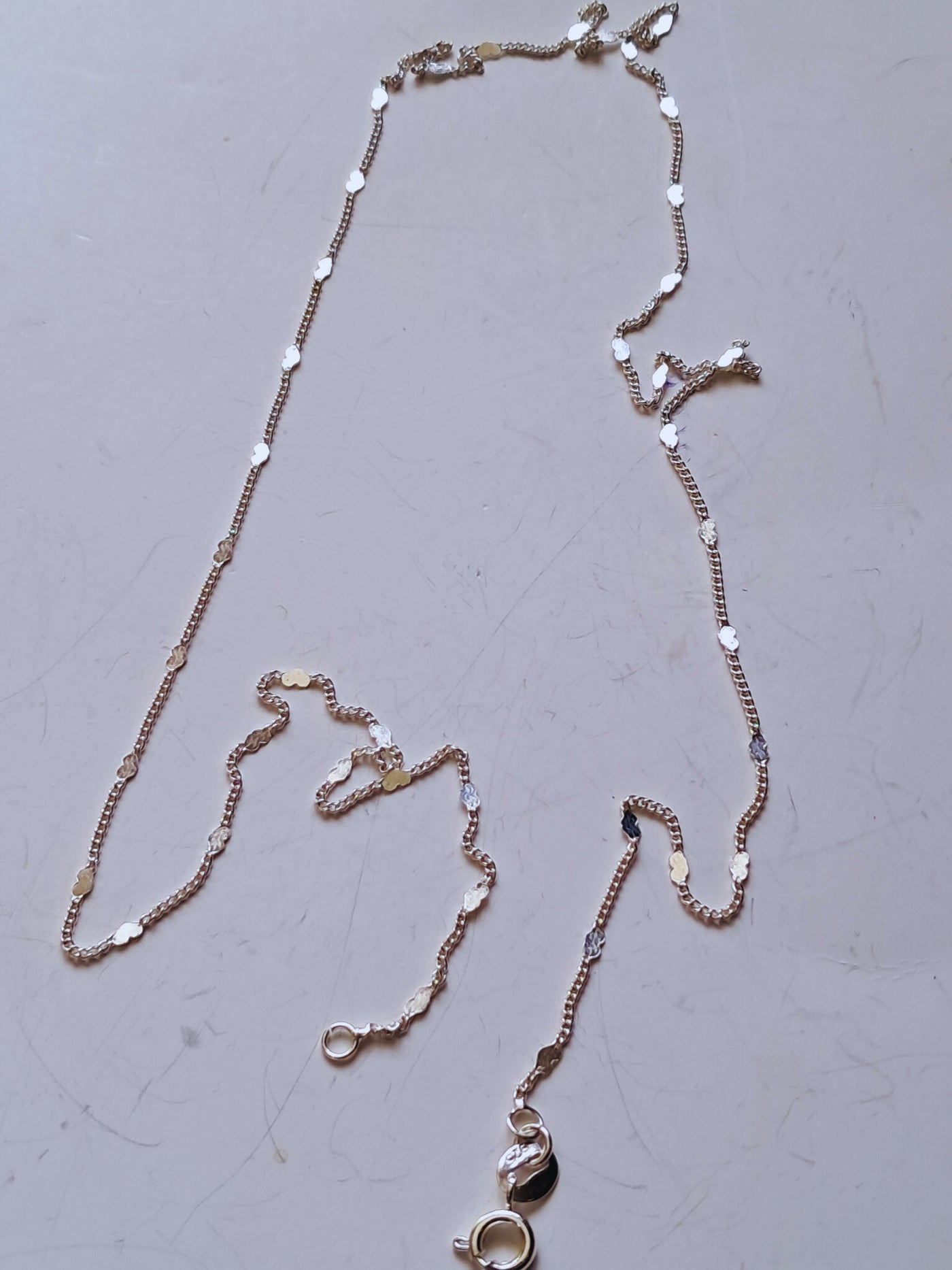 Collar Plata 925 — Diseño de Discos Pulidos