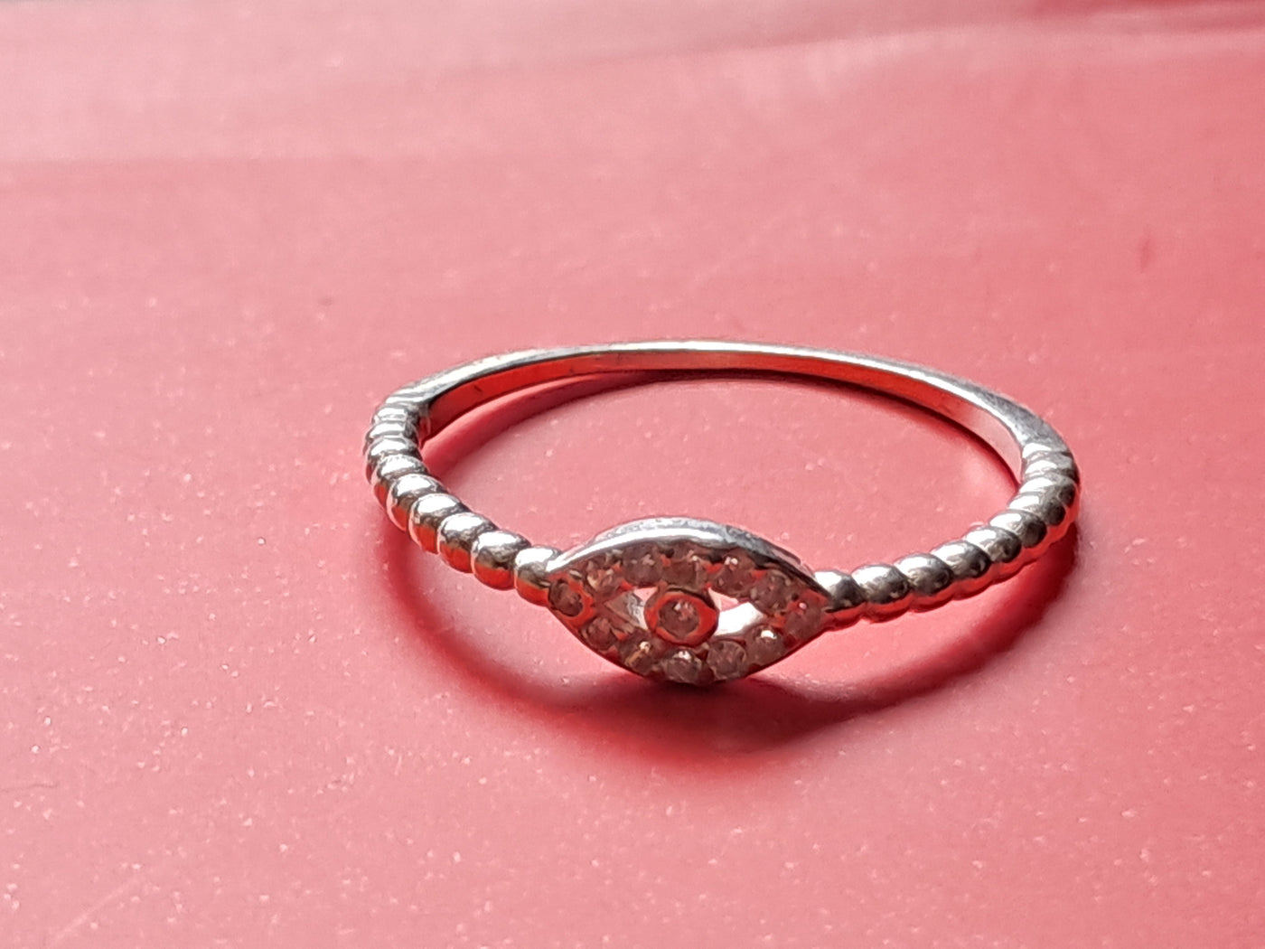 Anillo Plata Ojo Protector