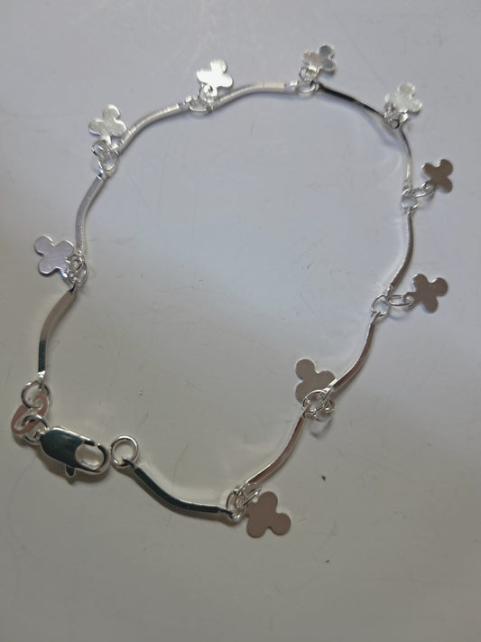 Pulsera Tréboles en Plata 925