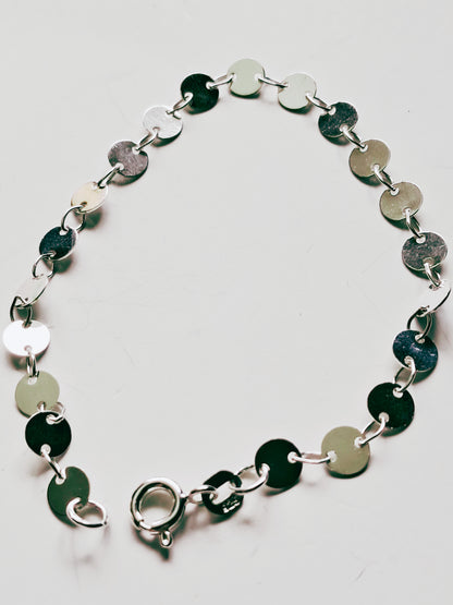 Pulsera Discos en Plata 925