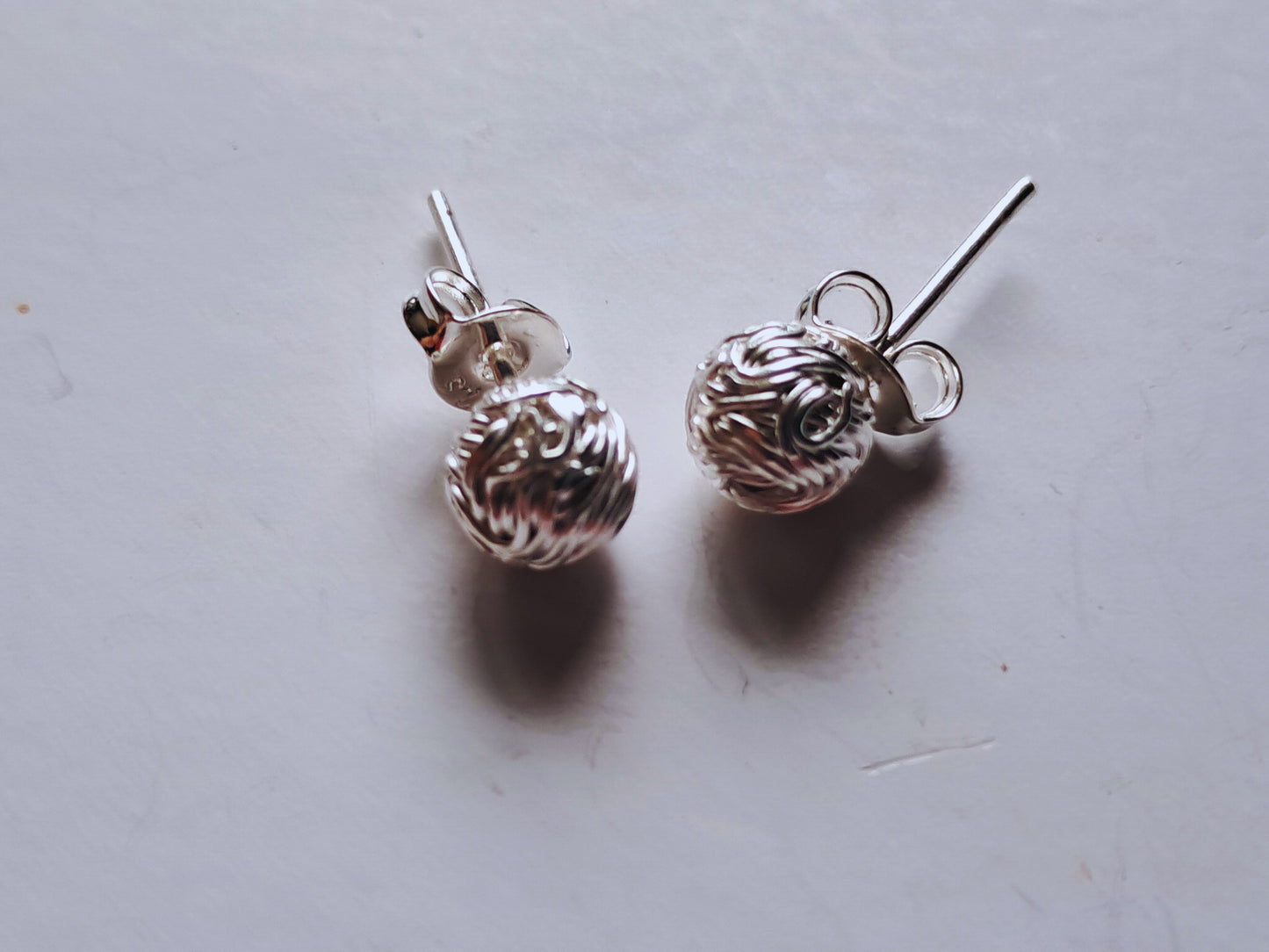 Aretes “Esfera Trenzada”