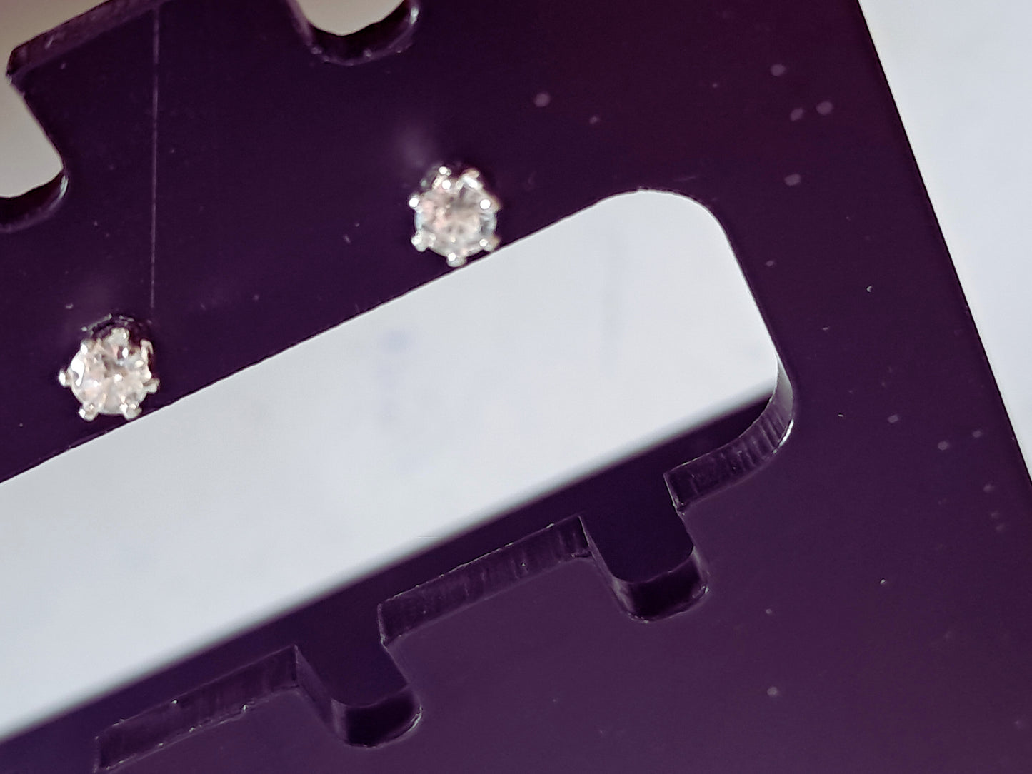 Aretes Tope Clásico Plata 925