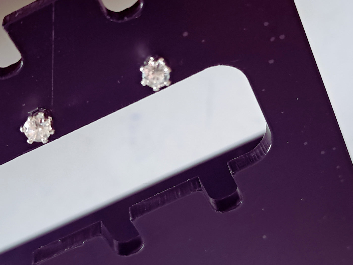 Aretes Tope Clásico Plata 925